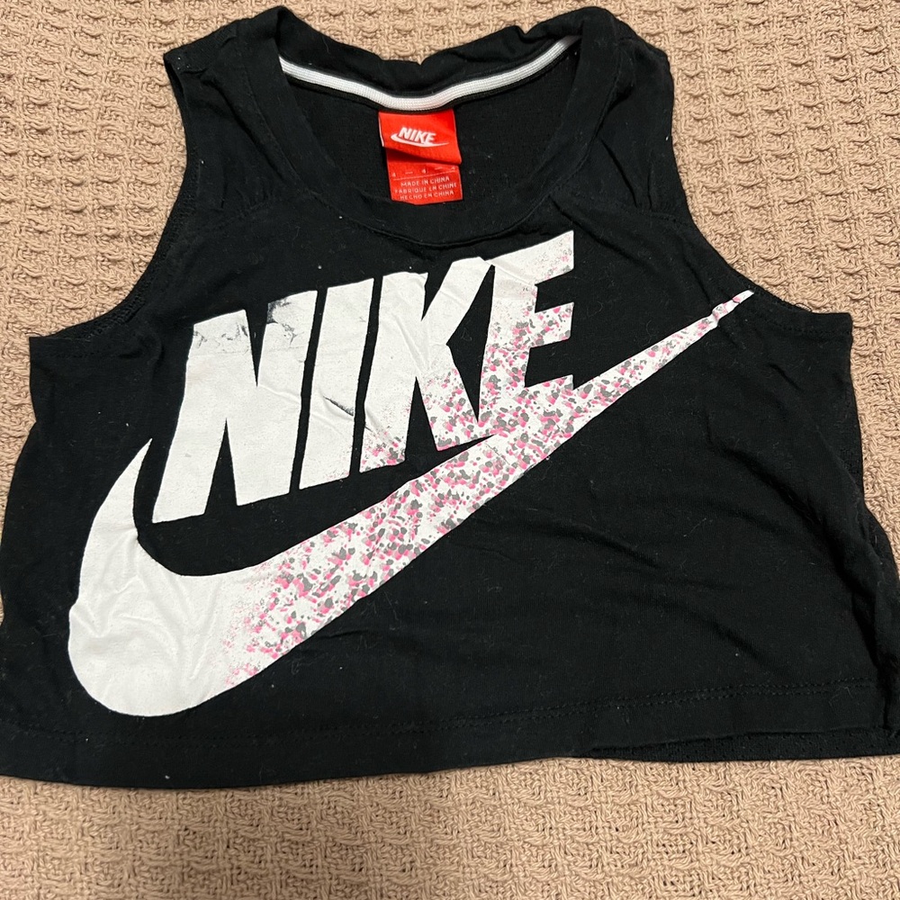 Nike Black Crop Top